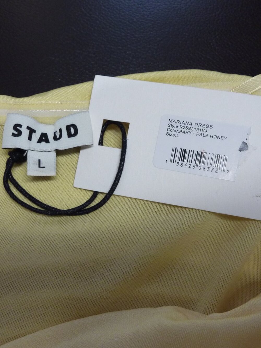 STAUD Strapless Yellow Maxi Dress - Picture 16 of 16